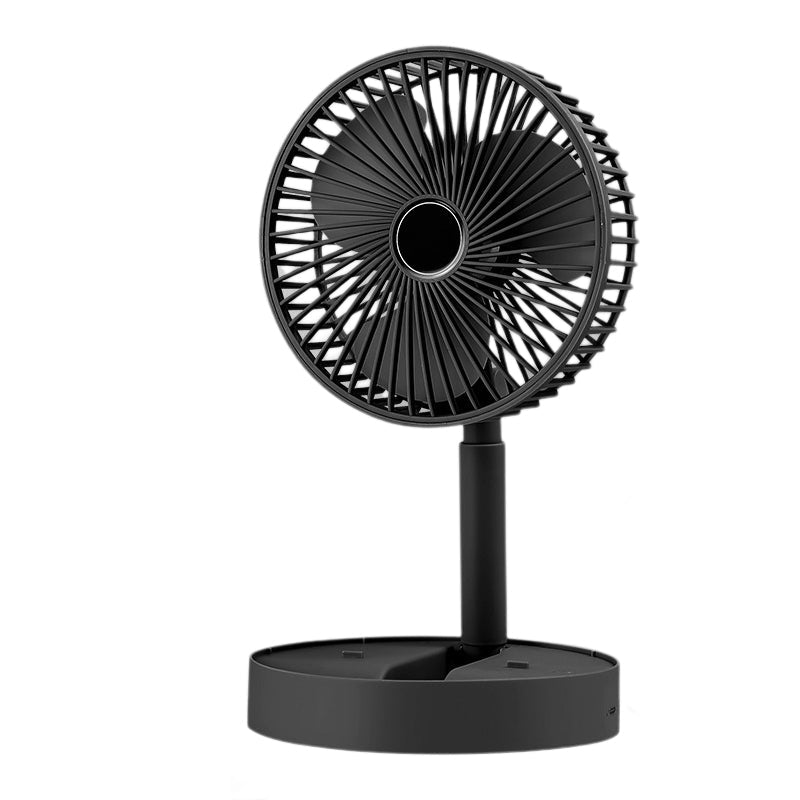 Bærbar bordventilator i teleskopisk design med støjsvag drift