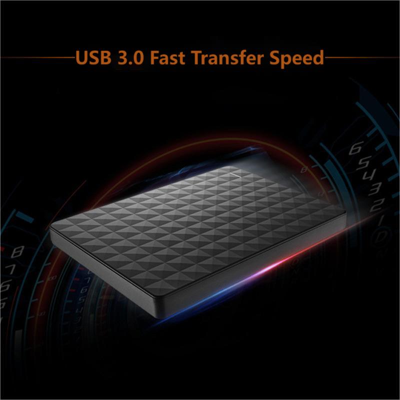 Bærbar ekstern harddisk 10 TB USB 3.0 til filer