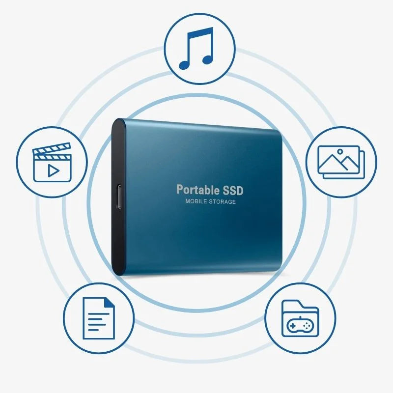 Bærbar ekstern SSD