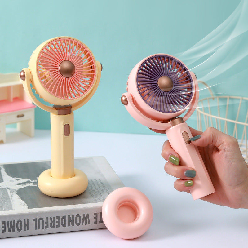 Bærbar håndventilator til kvinder med ergonomisk design