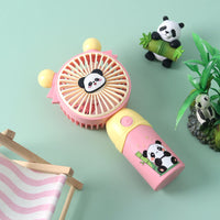 Bærbar mini-ventilator til kvinder med sødt pandadesign