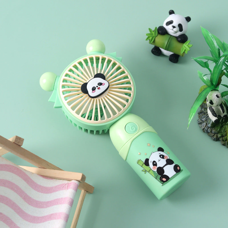 Bærbar mini-ventilator til kvinder med sødt pandadesign