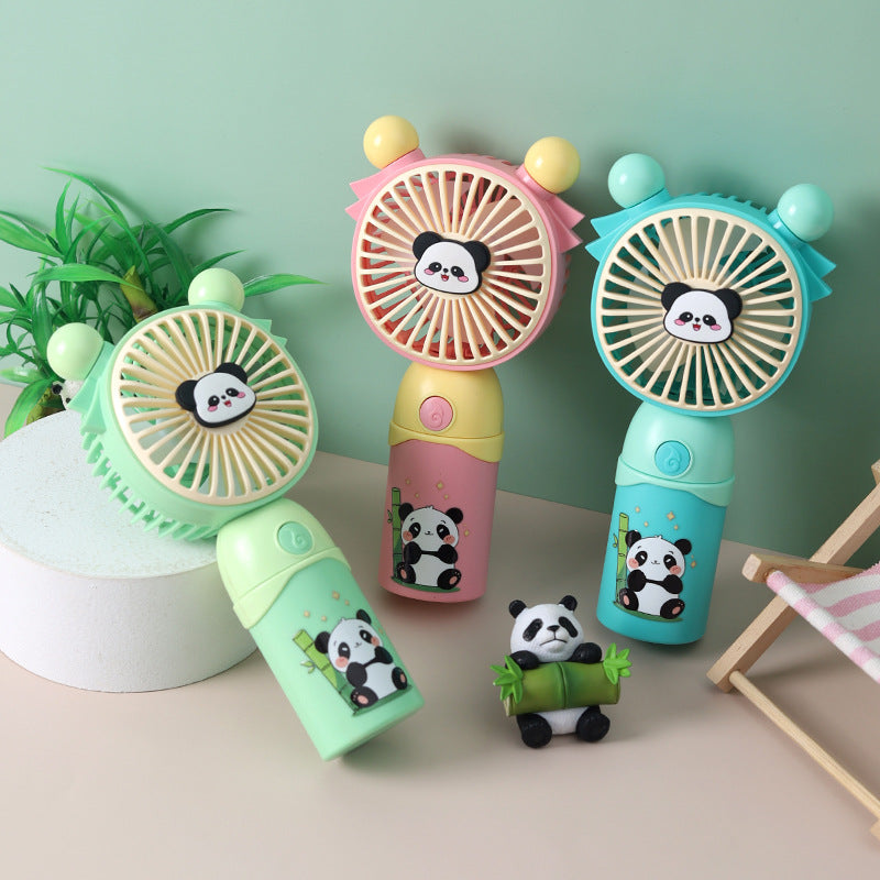 Bærbar mini-ventilator til kvinder med sødt pandadesign