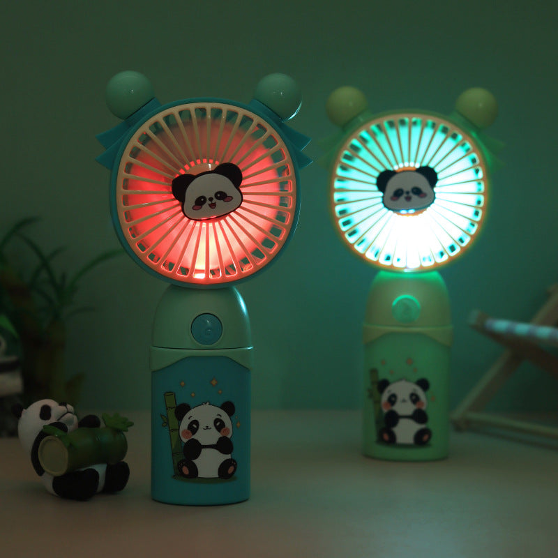 Bærbar mini-ventilator til kvinder med sødt pandadesign