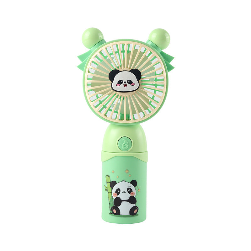 Bærbar mini-ventilator til kvinder med sødt pandadesign