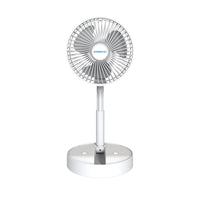 Bærbar og genopladelig ventilator med 3 hastigheder