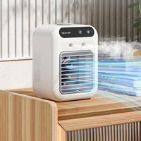Bærbar og støjsvag mini-luftkøler-ventilator