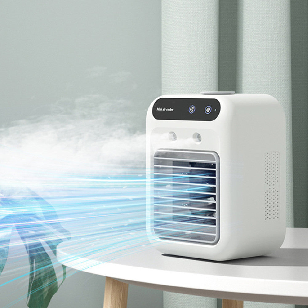 Bærbar og støjsvag mini-luftkøler-ventilator