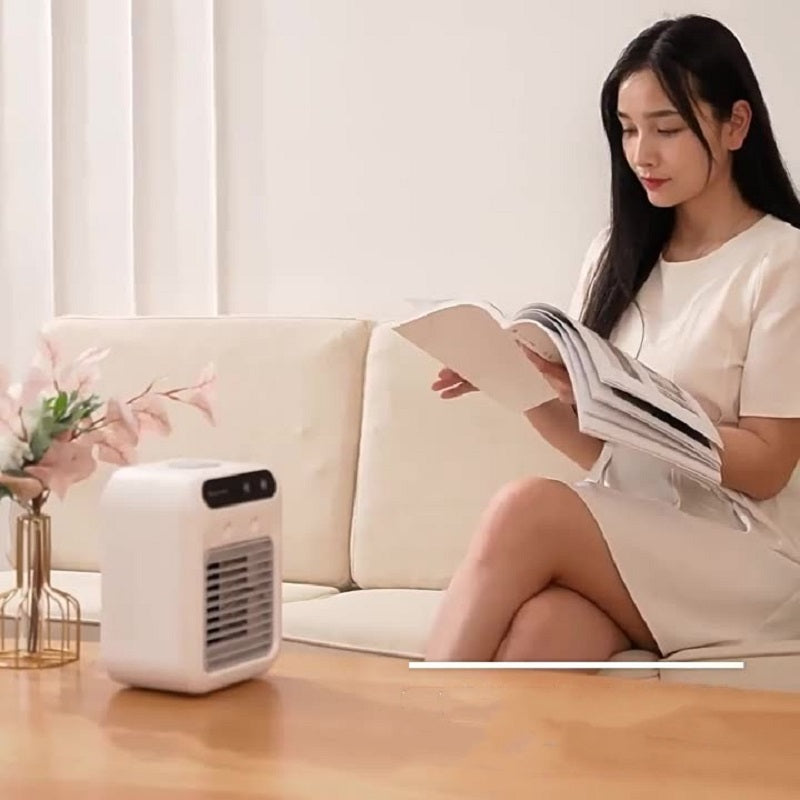 Bærbar og støjsvag mini-luftkøler-ventilator