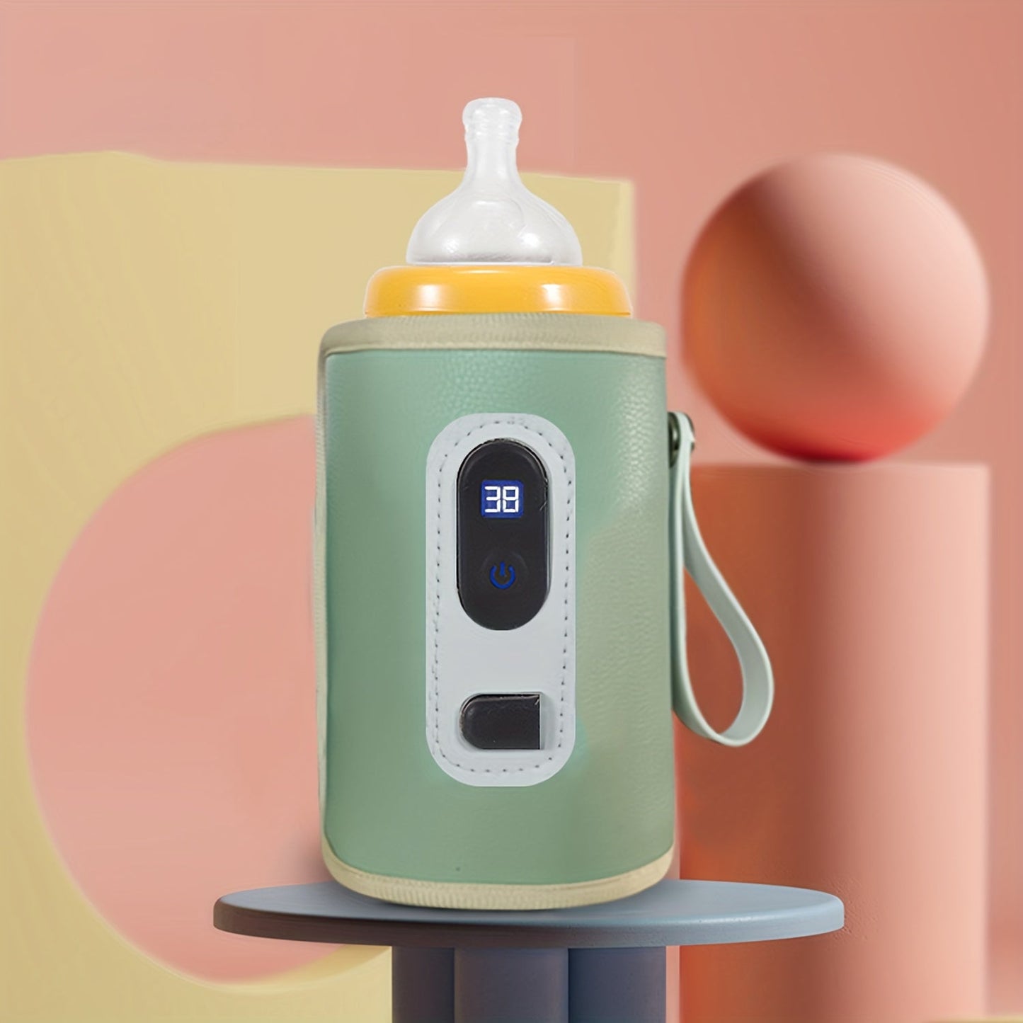 Bærbar sutteflaskevarmer | USB-drevet | 5 temperaturer