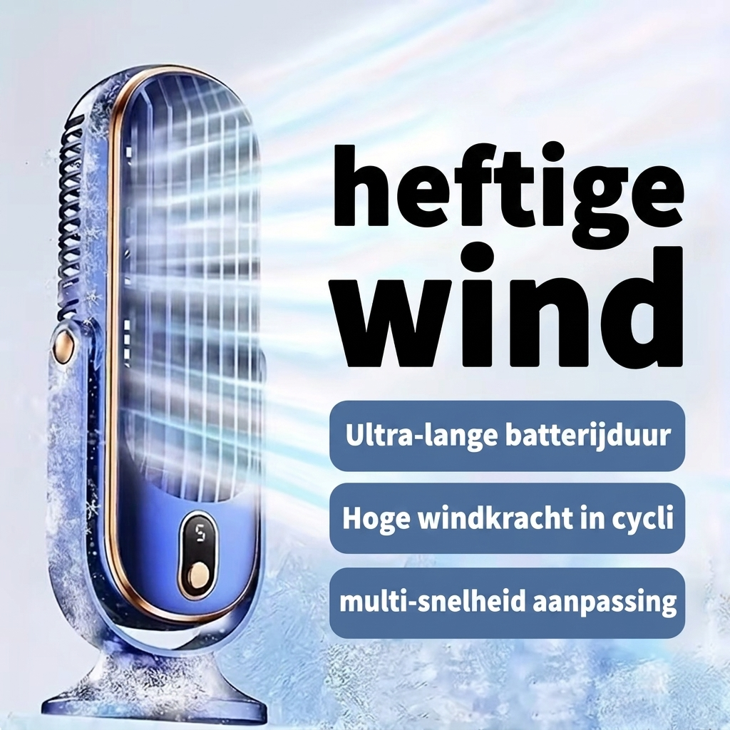 Bærbar ventilator og køler