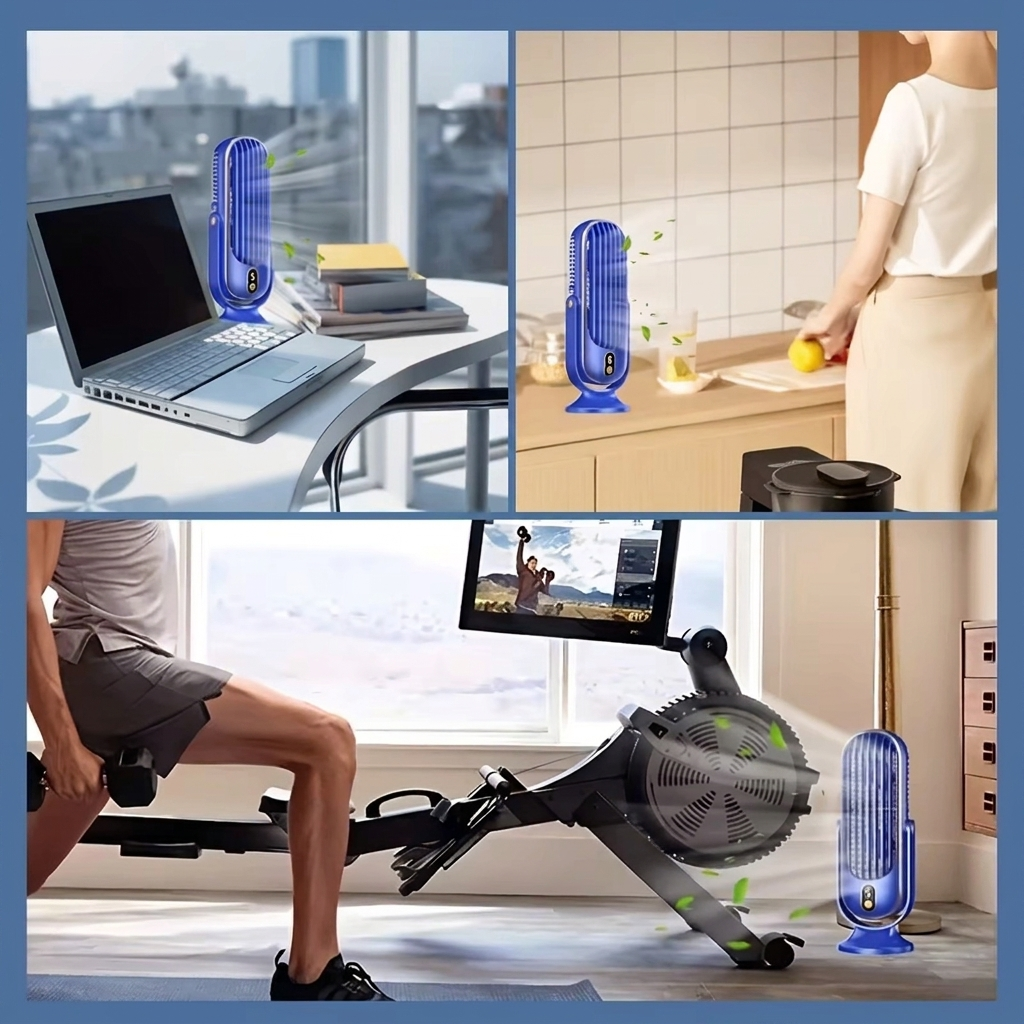 Bærbar ventilator og køler