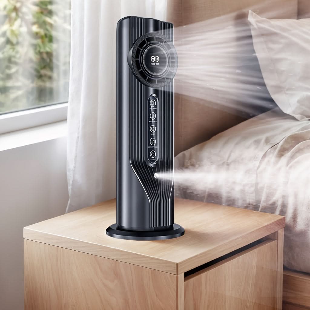 Bærbar ventilator til hurtig afkøling til hjemmet/kontoret