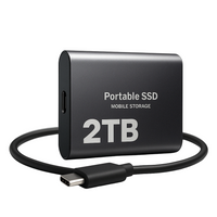 Bærbart SSD-drev med høj hastighed i kompakt design