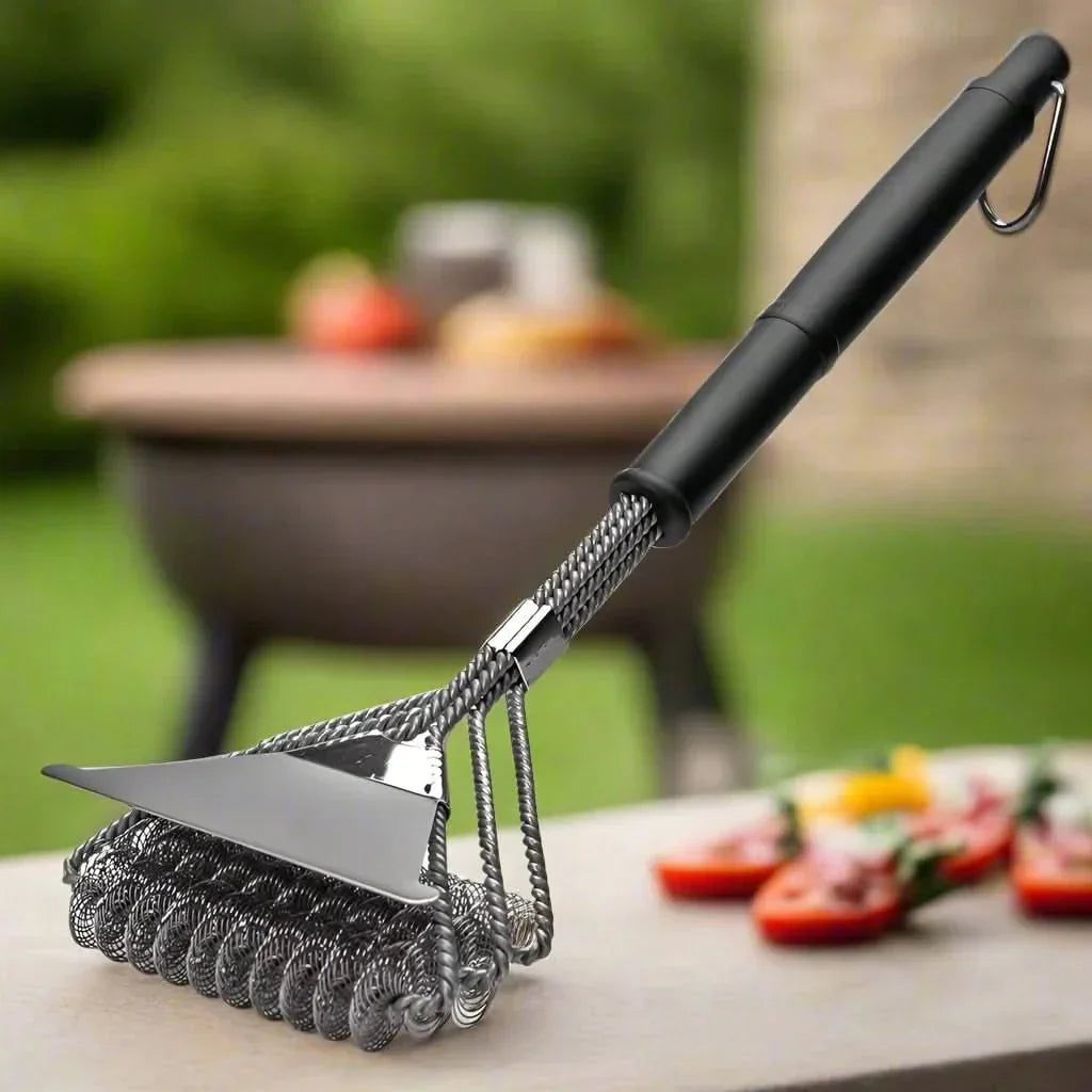 Børstefri grillbørste i rustfrit stål