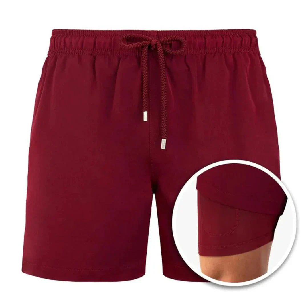 Badeshorts til mænd med indbygget for