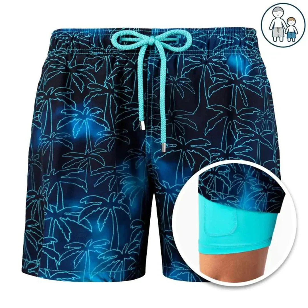 Badeshorts til mænd med indbygget for