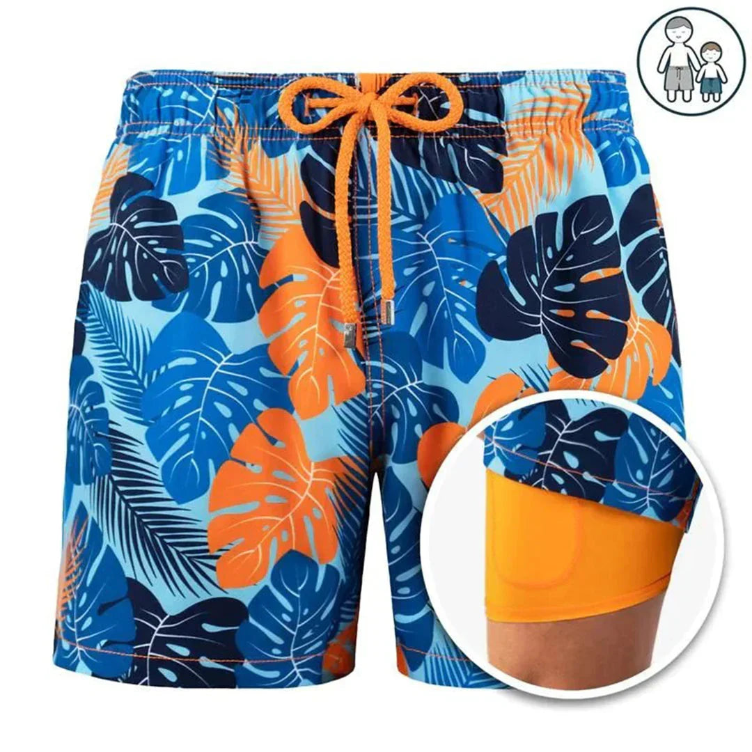 Badeshorts til mænd med indbygget for