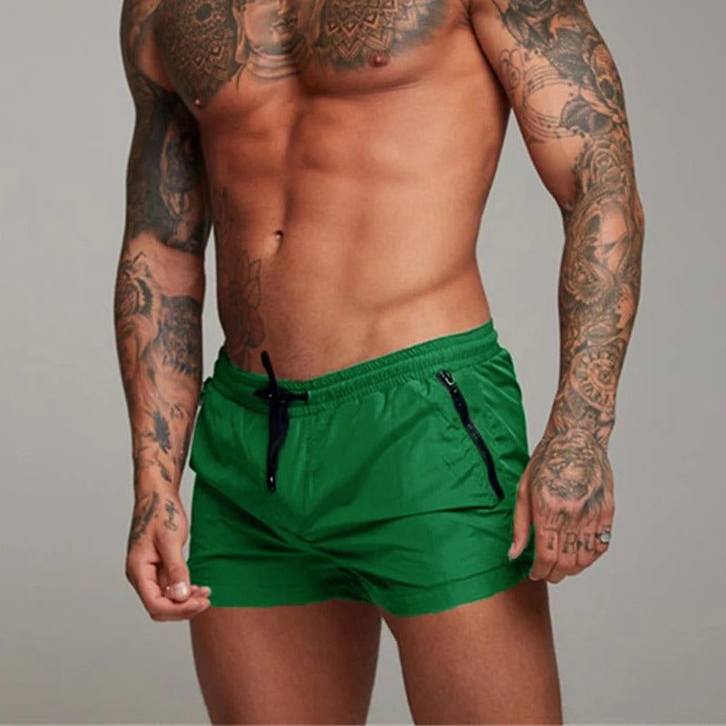 Badeshorts til mænd med lynlåslommer