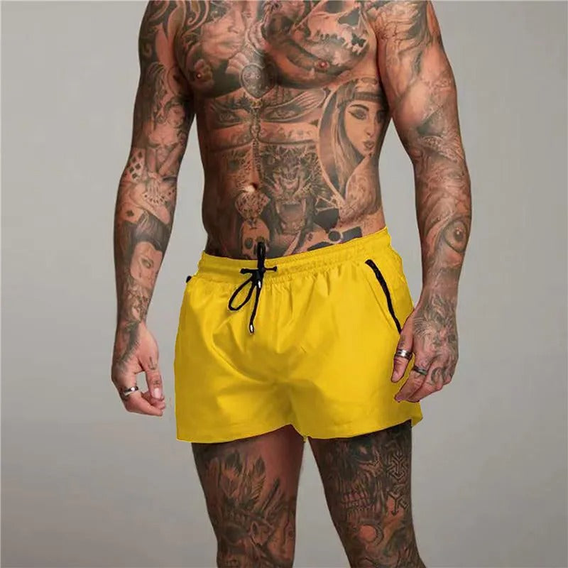 Badeshorts til mænd med lynlåslommer