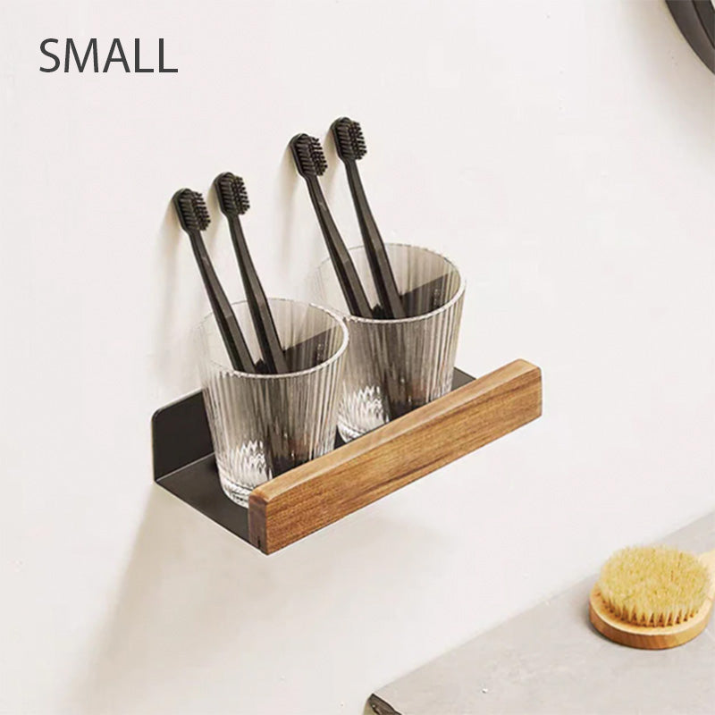Badeværelseshylder til moderne opbevaring i varmt minimalistisk design