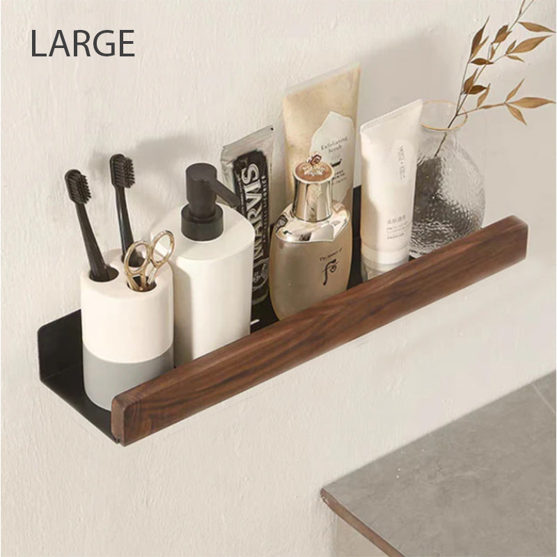 Badeværelseshylder til moderne opbevaring i varmt minimalistisk design