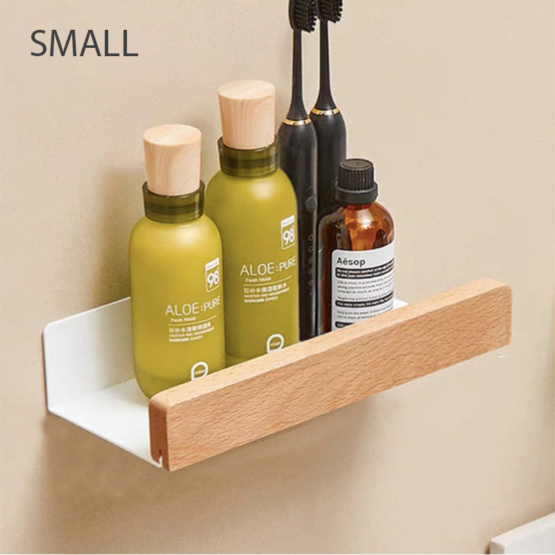 Badeværelseshylder til moderne opbevaring i varmt minimalistisk design