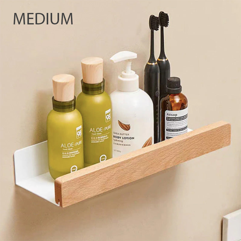 Badeværelseshylder til moderne opbevaring i varmt minimalistisk design