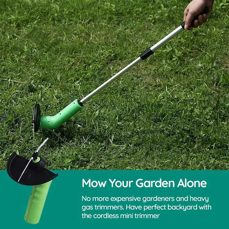 Batteridrevet mini-ukrudtstrimmer