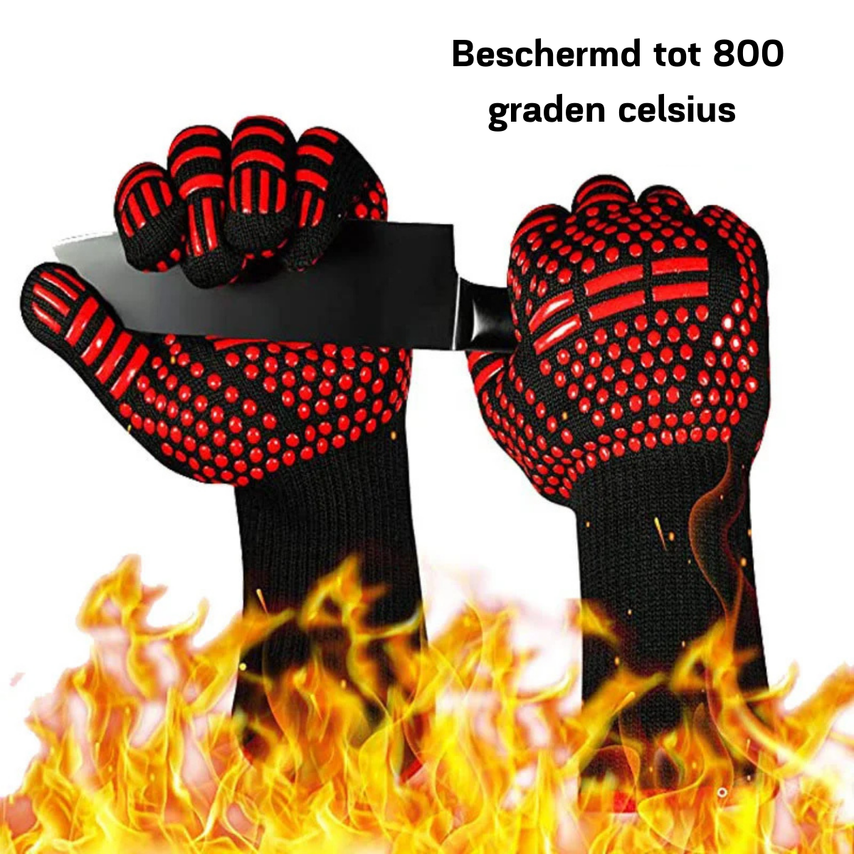 BBQ-handsker op til 800 °C