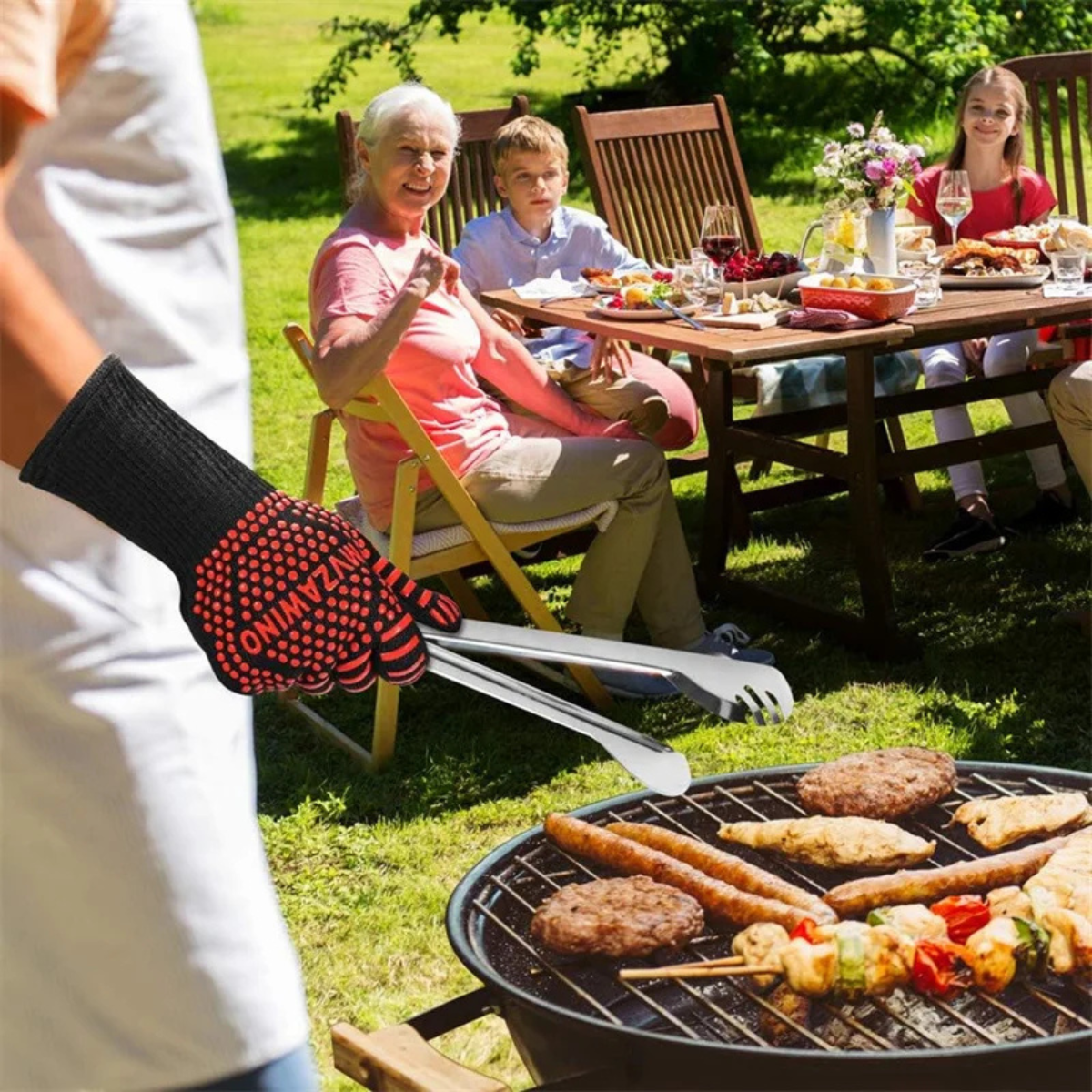 BBQ-handsker op til 800 °C