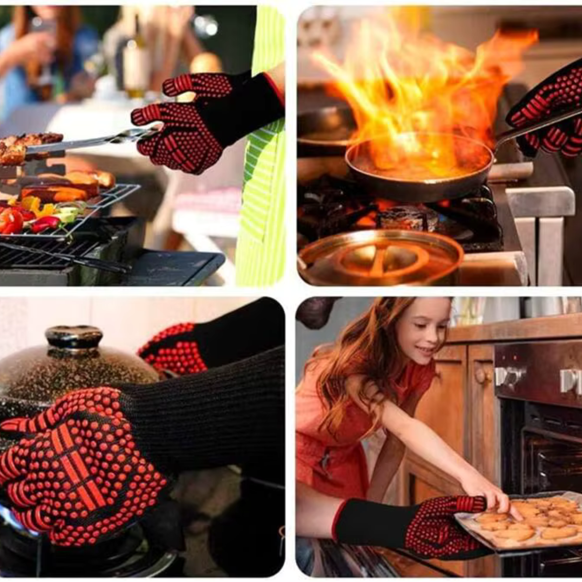 BBQ-handsker op til 800 °C