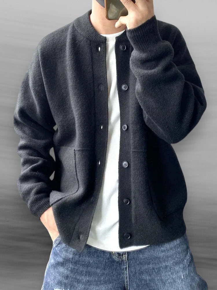 Blød cardigan til mænd