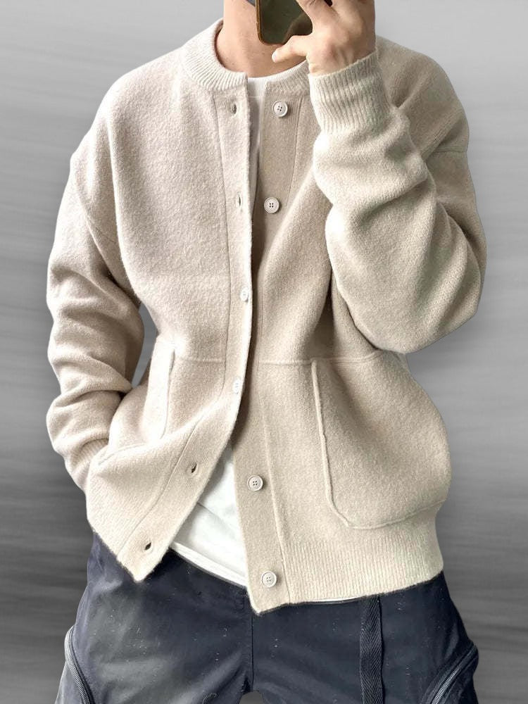 Blød cardigan til mænd