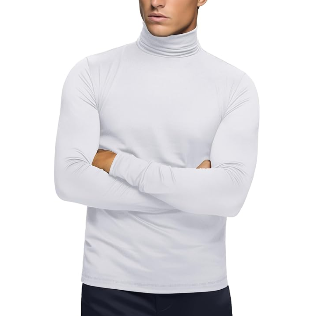 Blød termobaselayer med rullekrave til mænd