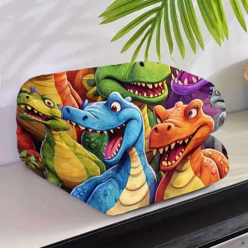 Blødt og hyggeligt dinosaurtæppe til børn