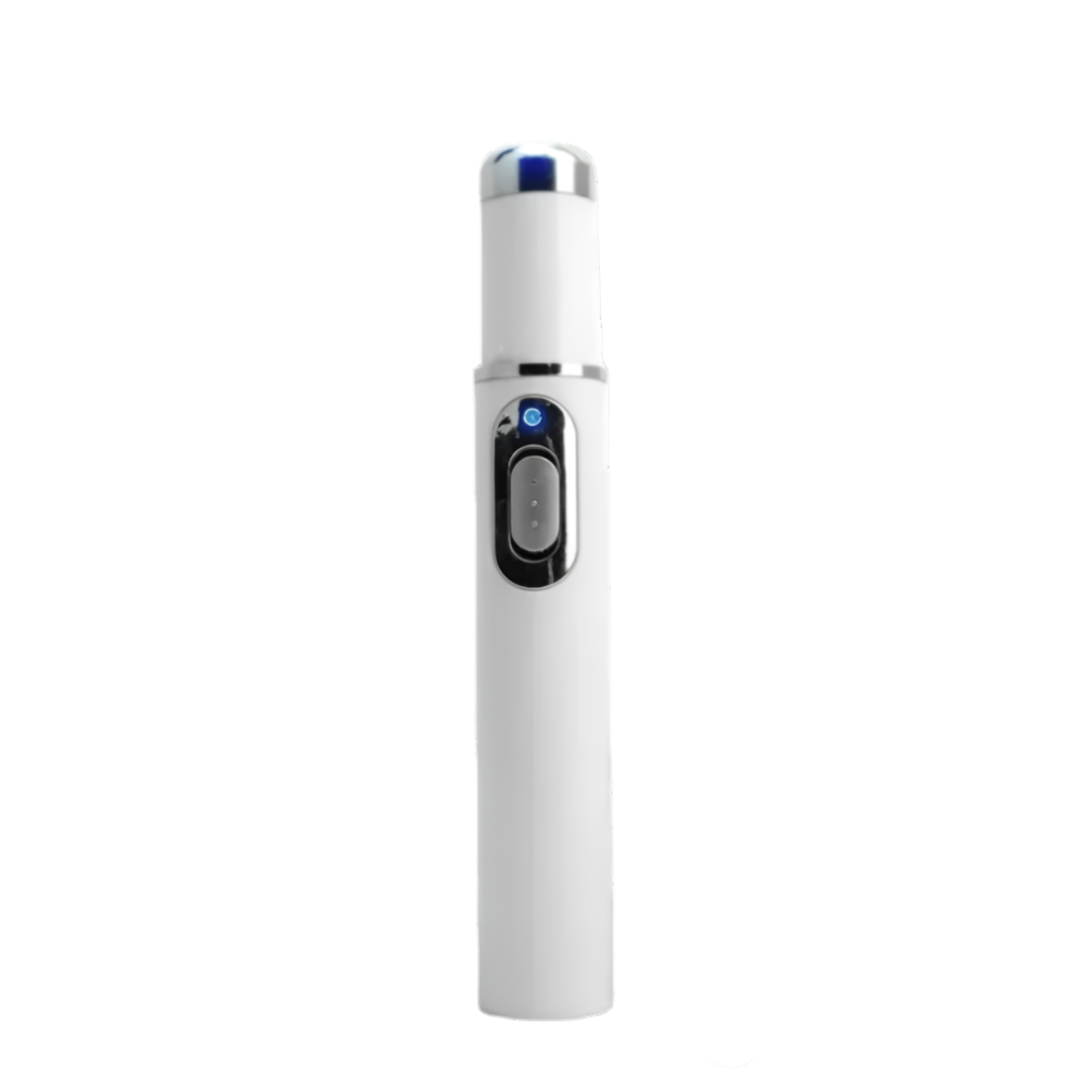 Blå laserpen til en klarere hudtone