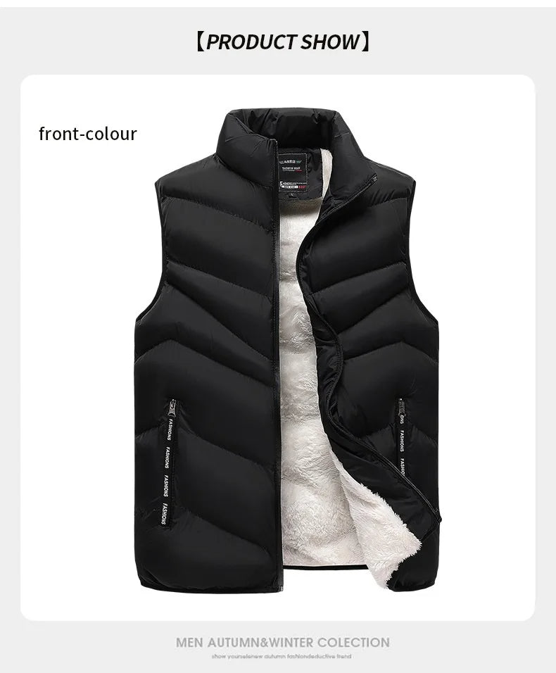 Bodywarmer | Stor, varm fleecevest