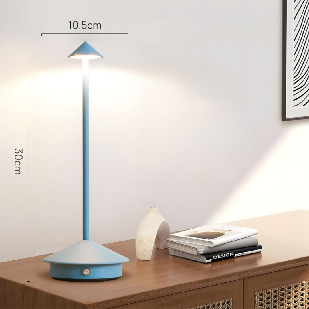 Bordlampe | Trådløs frihed | Touch-dæmper, USB-opladning