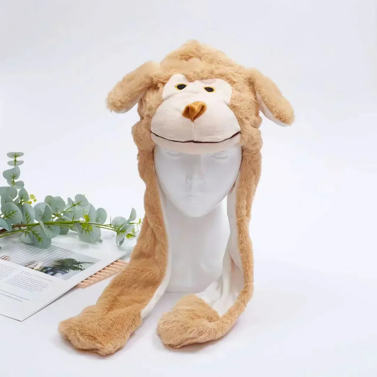 Bringer et smil frem hos alle – Sød kaninhue med bevægelige ører
