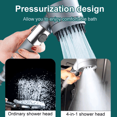 Brusehoved – PowerSpray – Øget tryk – Spaoplevelse