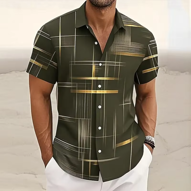 Button-down-skjorte til mænd