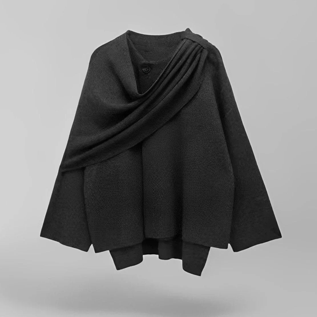 Cape - Chic & komfortabel - Blødt stof