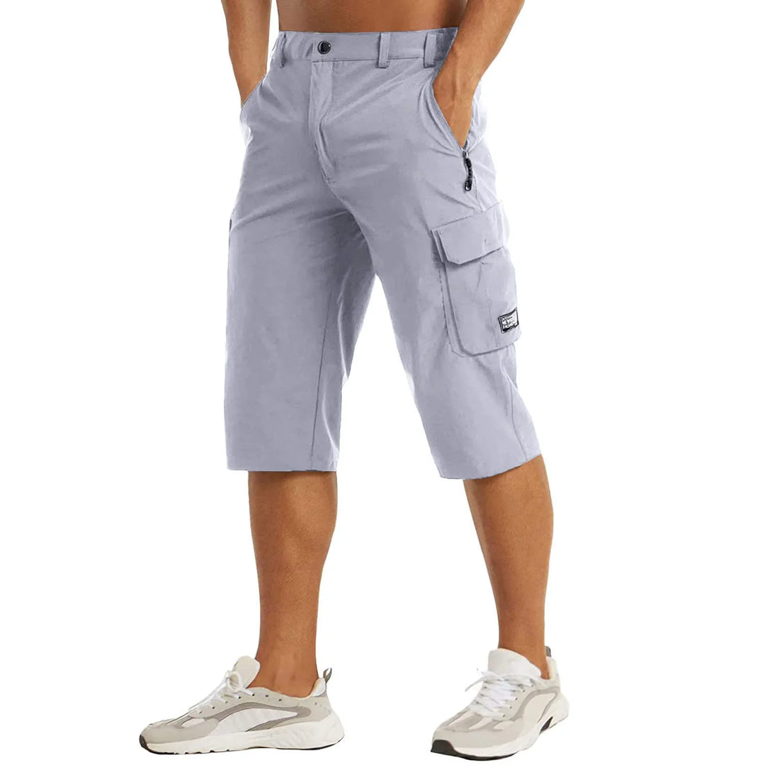 Capri-cargoshorts til mænd
