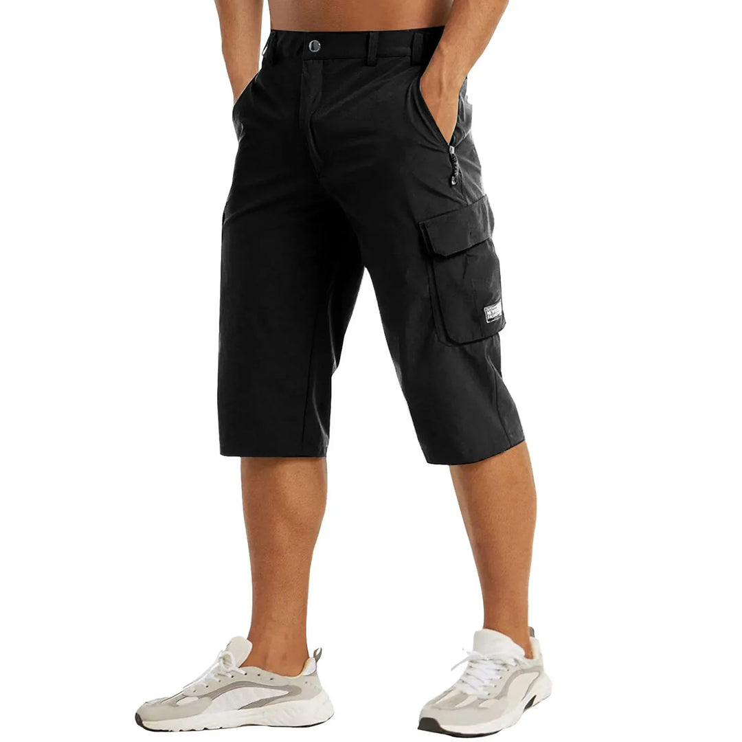 Capri-cargoshorts til mænd
