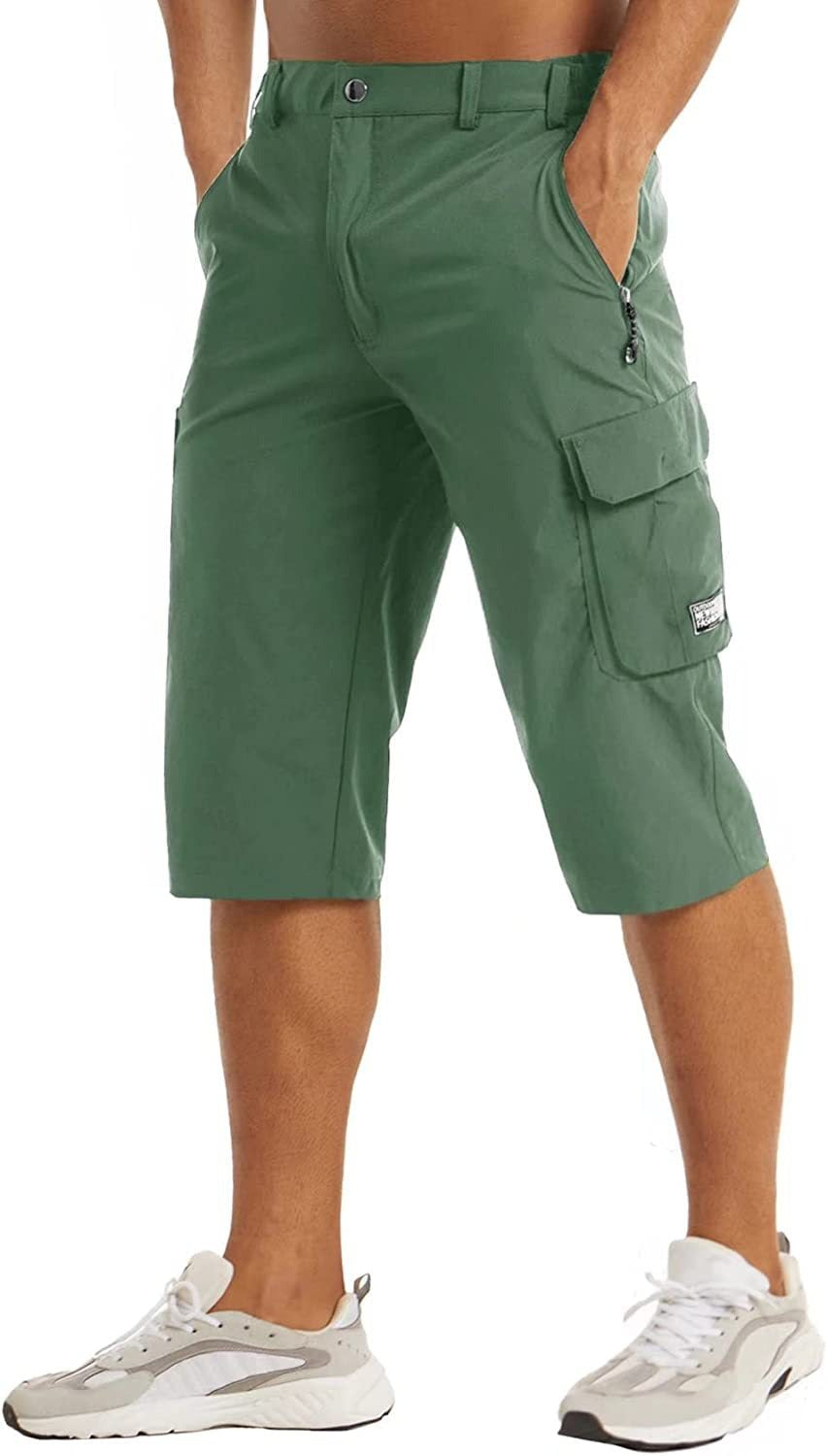 Capri-cargoshorts til mænd