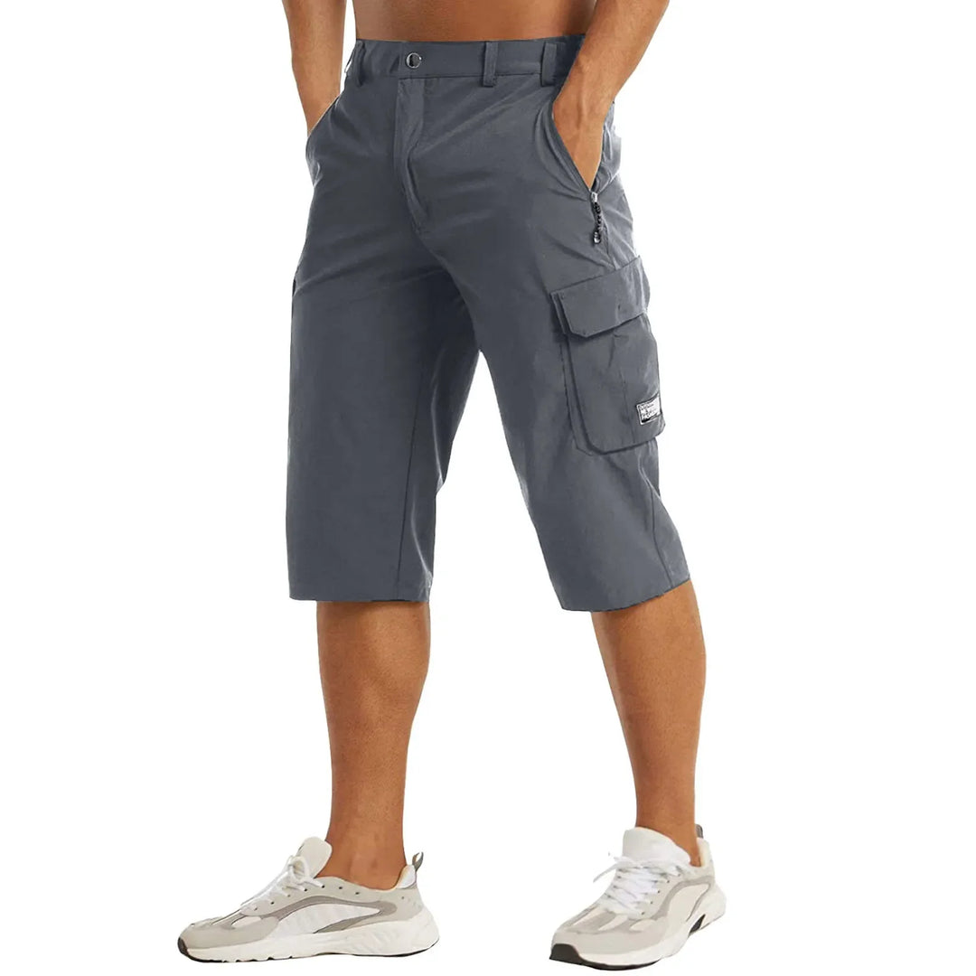 Capri-cargoshorts til mænd