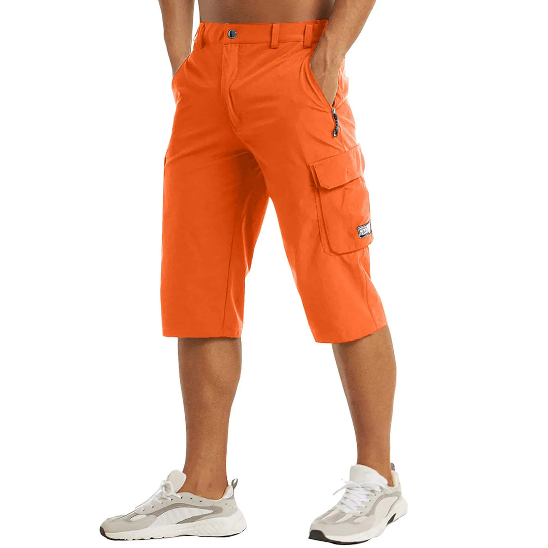 Capri-cargoshorts til mænd