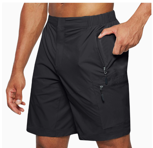 Cargoshorts til herrer med lynlåslommer