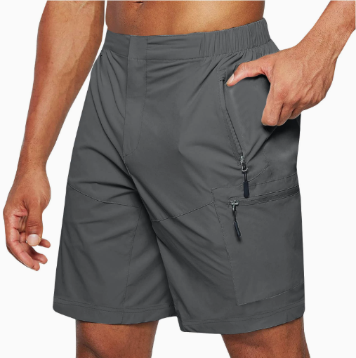Cargoshorts til herrer med lynlåslommer